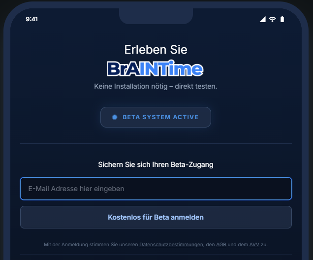 Email eingeben